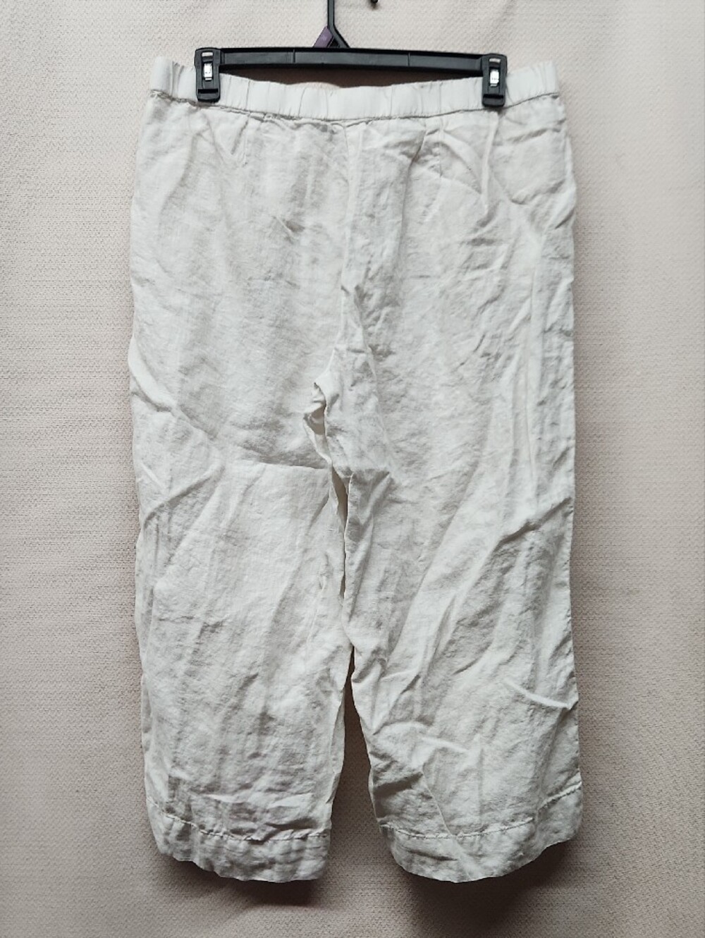 J. Jill Cream Straight-Leg Crop Pants - Picture 2 of 4